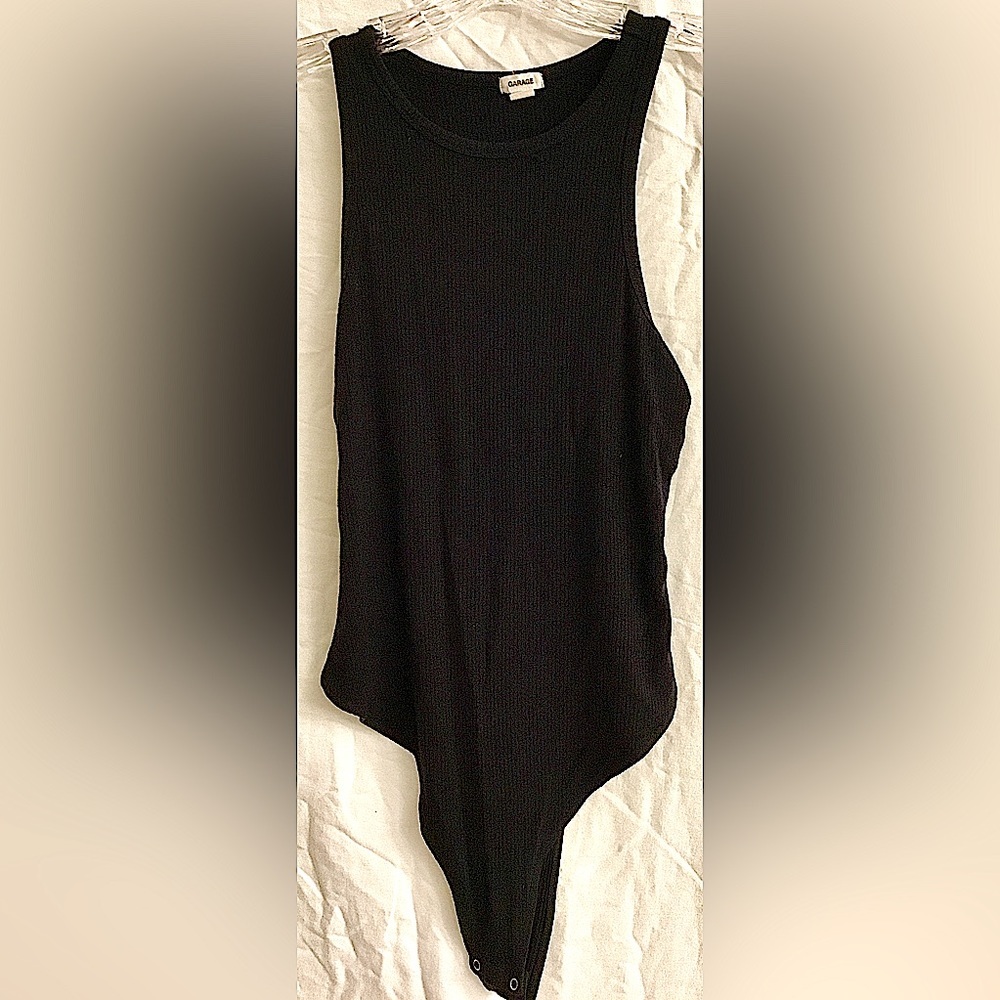 Garage Bodysuit Sleeveless Black M
